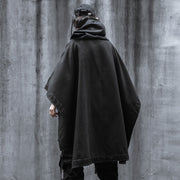 wizard cloak hoodie black