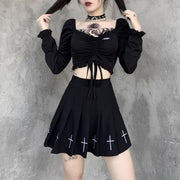 Gothic Black Long Sleeve
