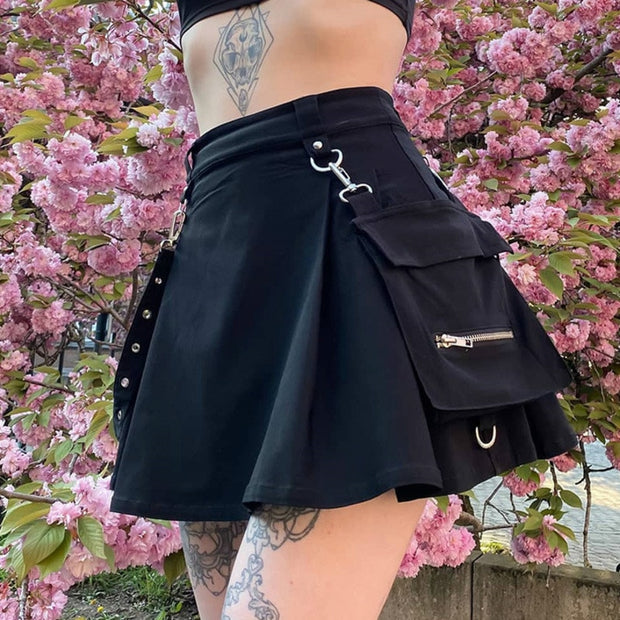 Y2K Goth Style Skirt